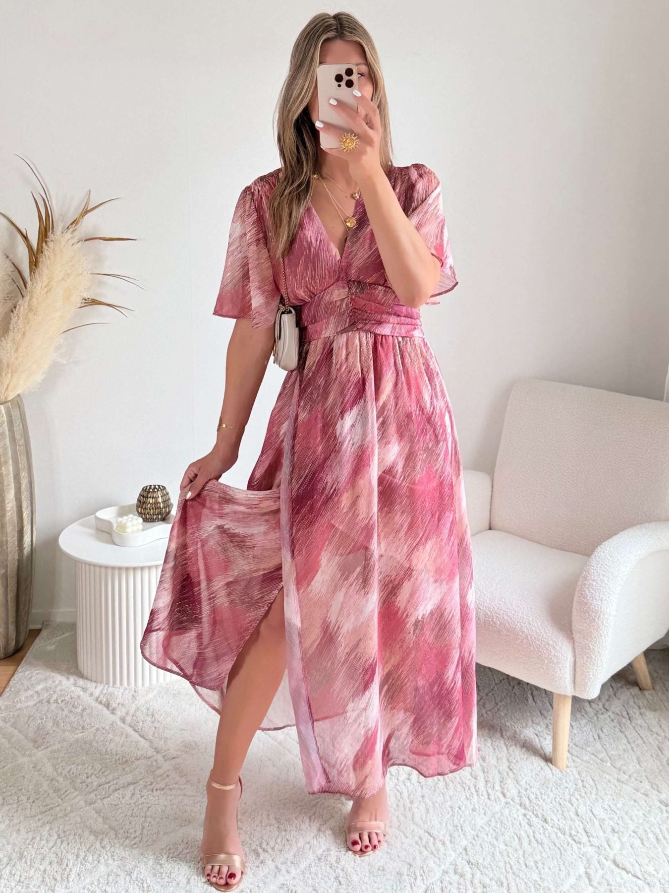 Robe longue fendue - Daphné chic pour cérémonie - Easy Dressing